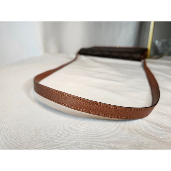 Louis Vuitton Monogram Bordeaux Clutch Shoulder Bag Crossbody Brown Canvas - Picture 15 of 16